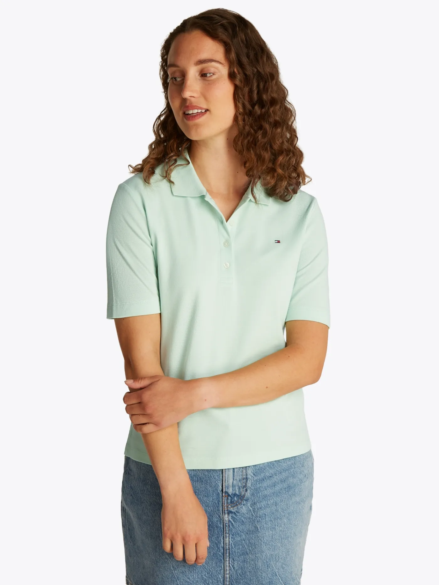 1985 Collection Regular Fit Poloshirt mit Flag