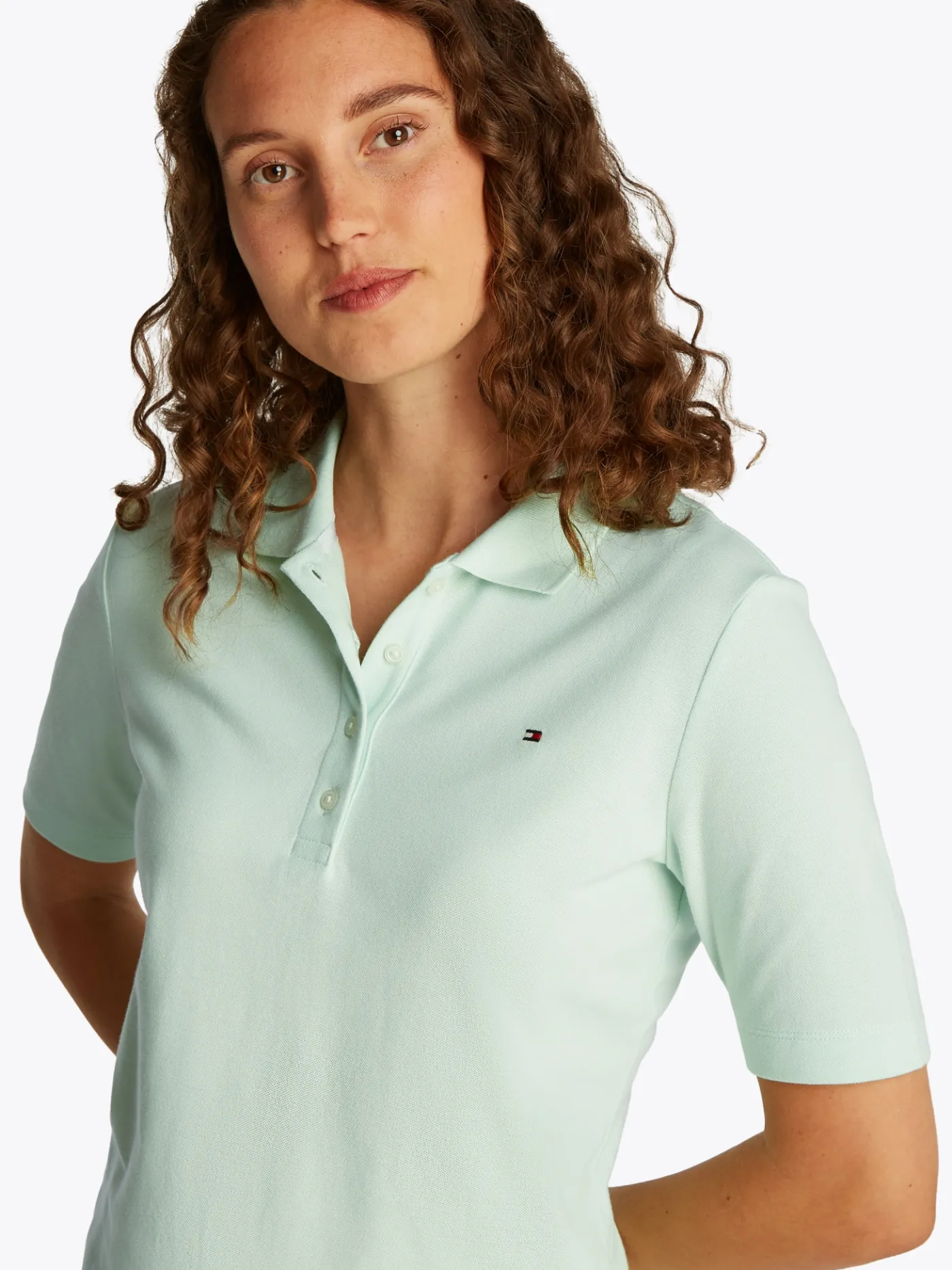 1985 Collection Regular Fit Poloshirt mit Flag