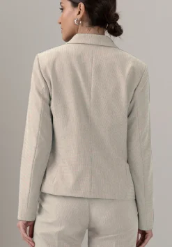 Cooler Kurzblazer mit Reverskragen und Leistentaschen