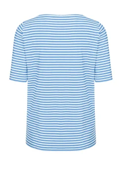 Cooles Kurzarmshirt mit U-Boot Ausschnitt