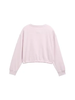 Cropped Sweatshirt mit Print