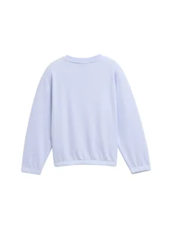 Cropped Sweatshirt mit Wendepailletten