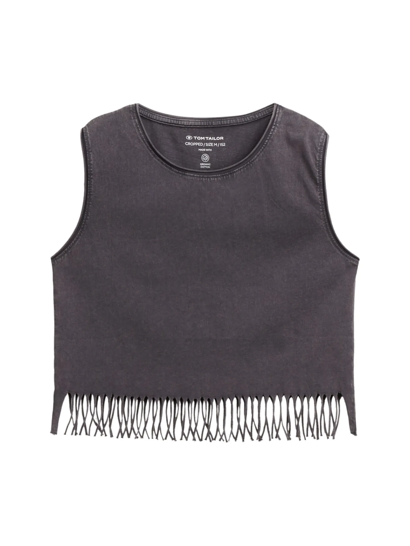 Cropped Top mit Fransen