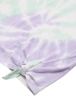 Cropped T-Shirt mit Knoten-Detail