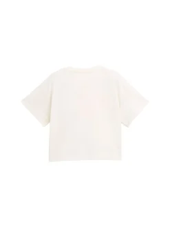 Cropped T-Shirt mit Print