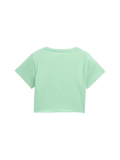 Cropped T-Shirt mit Print