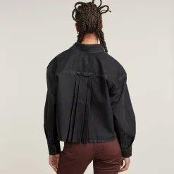 Cropped Jeans Overshirt