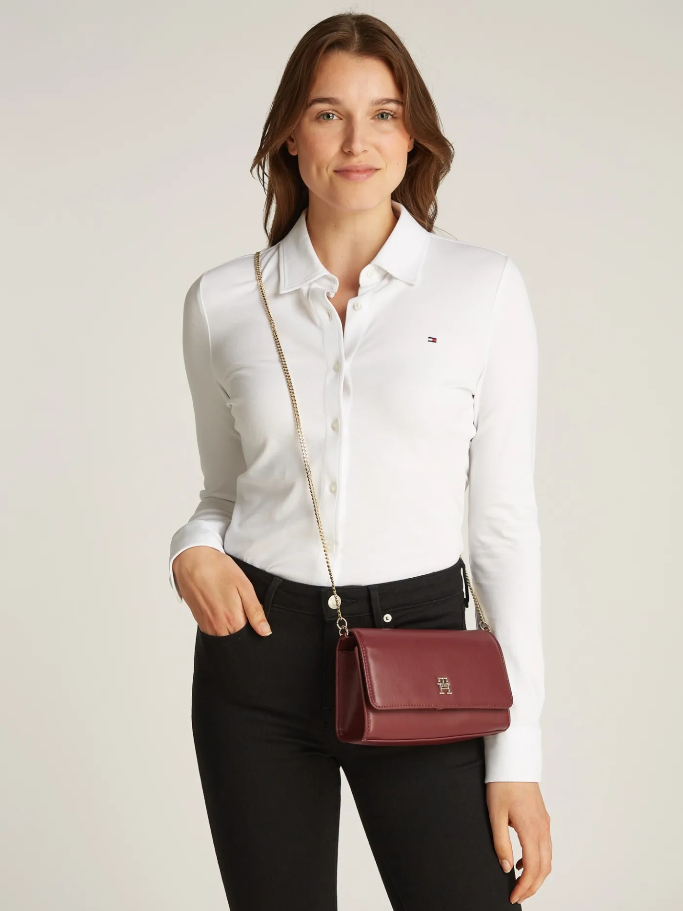 Crossbody-Tasche mit Schulterkette