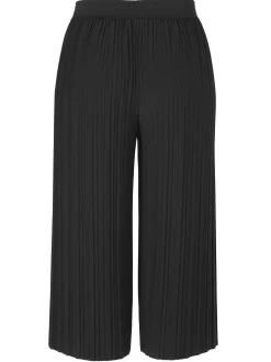 Culotte 7/8 weites Bein Plissee