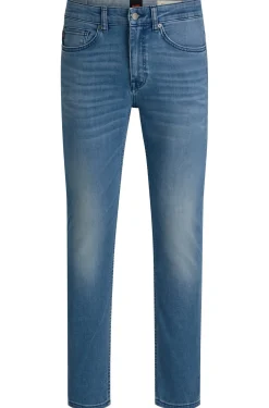 Delaware Slim-Fit Jeans aus blauem Super-Stretch-Denim