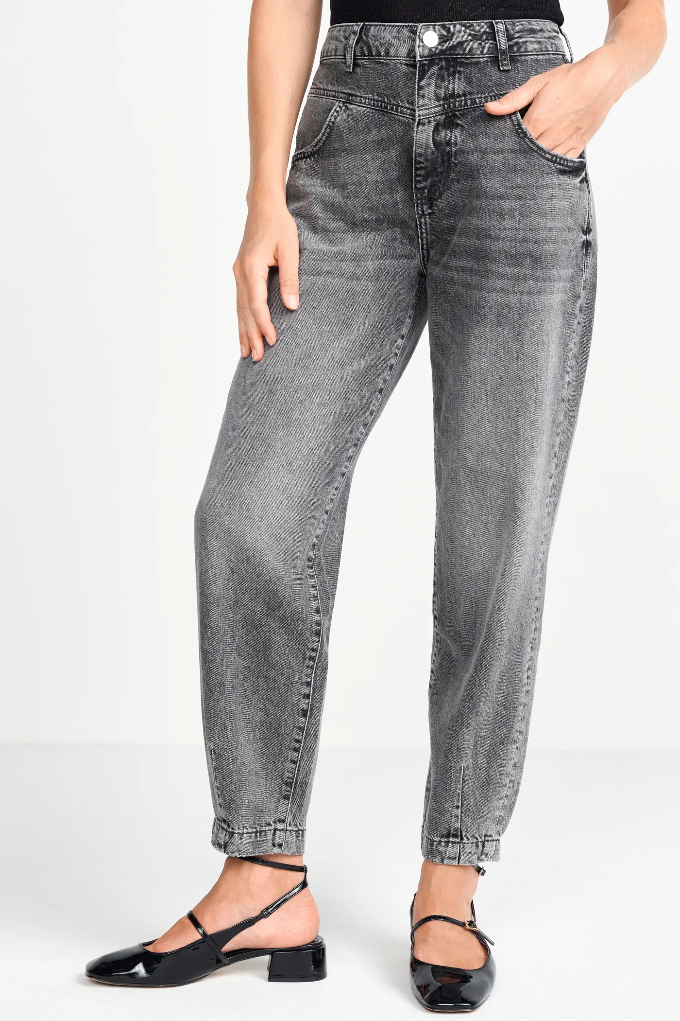 Denim Slouchy-Fit Hose