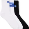 Dreier-Pack kurze Socken aus Baumwoll-Mix