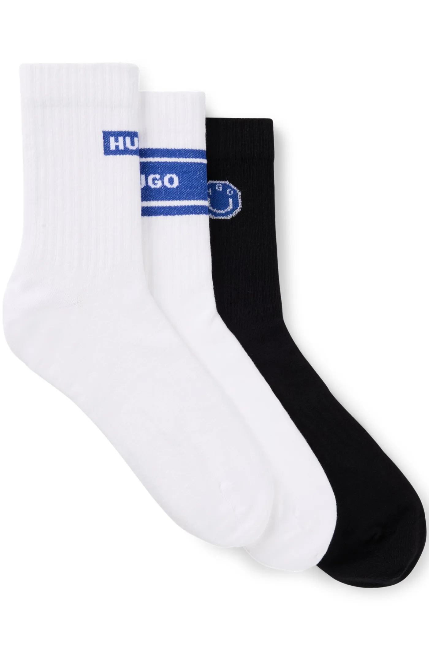 Dreier-Pack kurze Socken aus Baumwoll-Mix