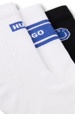 Dreier-Pack kurze Socken aus Baumwoll-Mix
