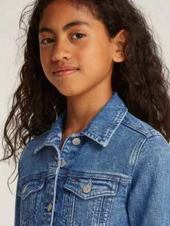 Durchgeknöpftes Hemdkleid aus Denim