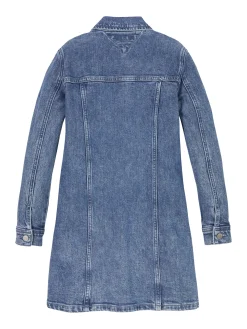 Durchgeknöpftes Hemdkleid aus Denim