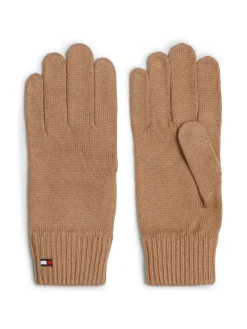Essential Handschuhe mit Kaschmir und Flag
