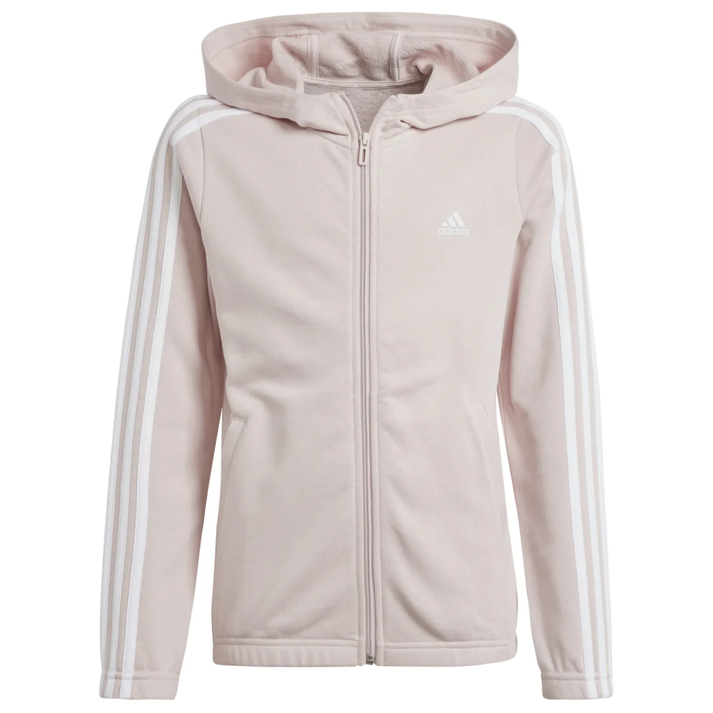 Essentials 3-Streifen Full-Zip Kapuzenjacke