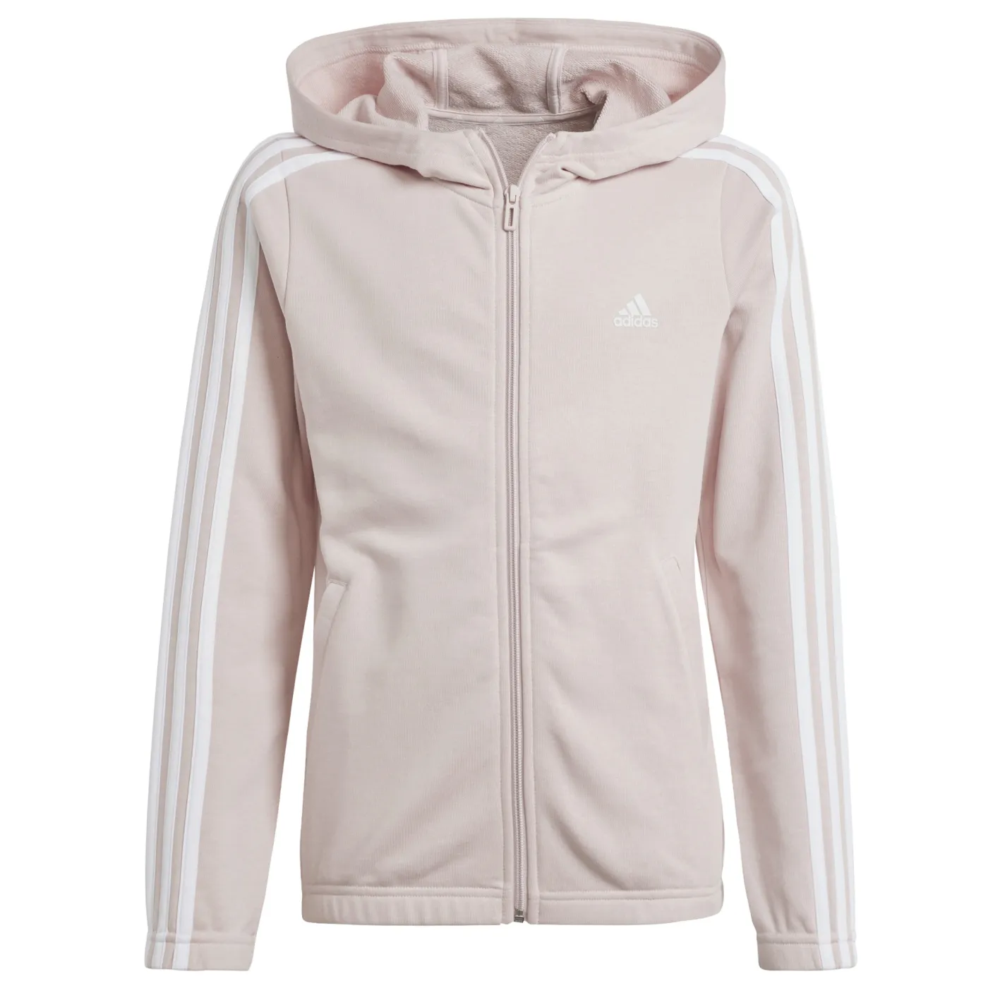 Essentials 3-Streifen Full-Zip Kapuzenjacke