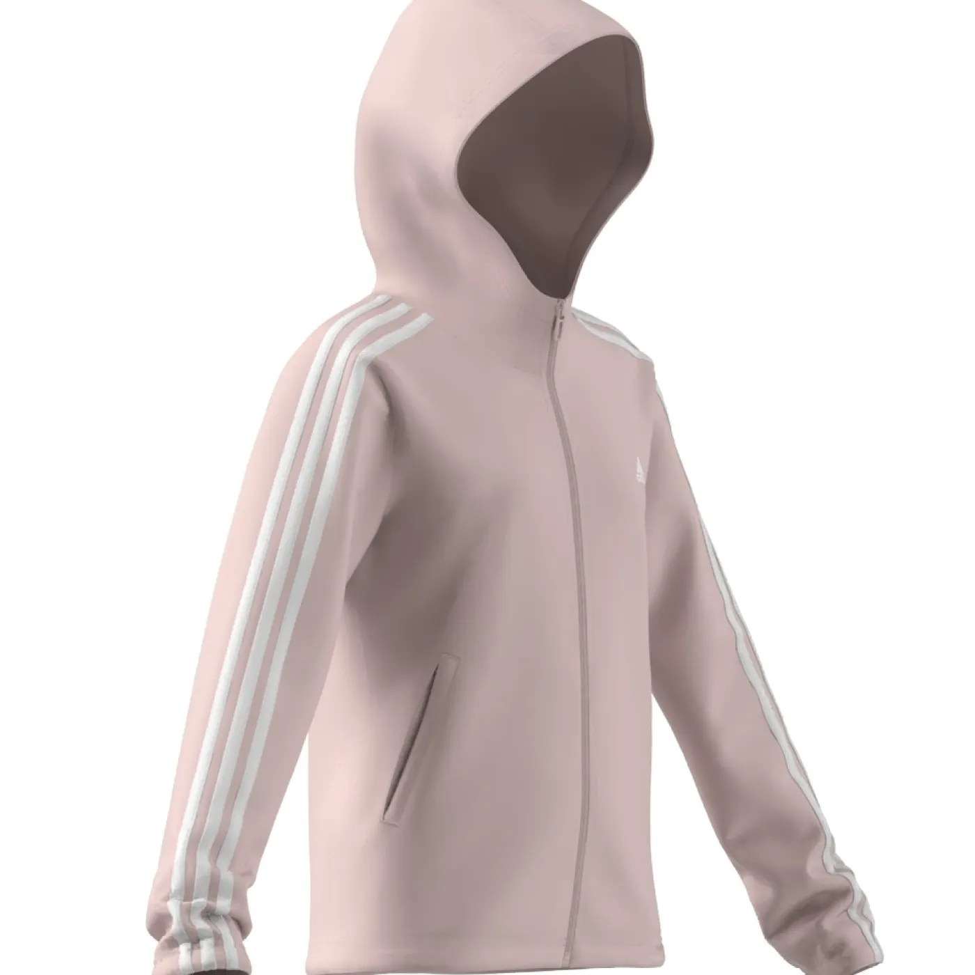 Essentials 3-Streifen Full-Zip Kapuzenjacke
