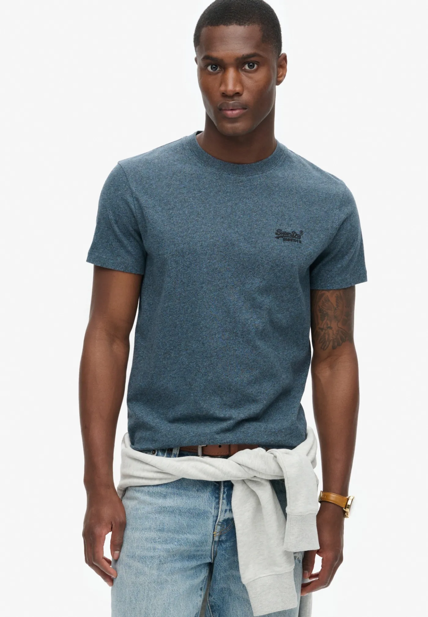 Essential T-Shirt aus Bio-Baumwolle mit Logo