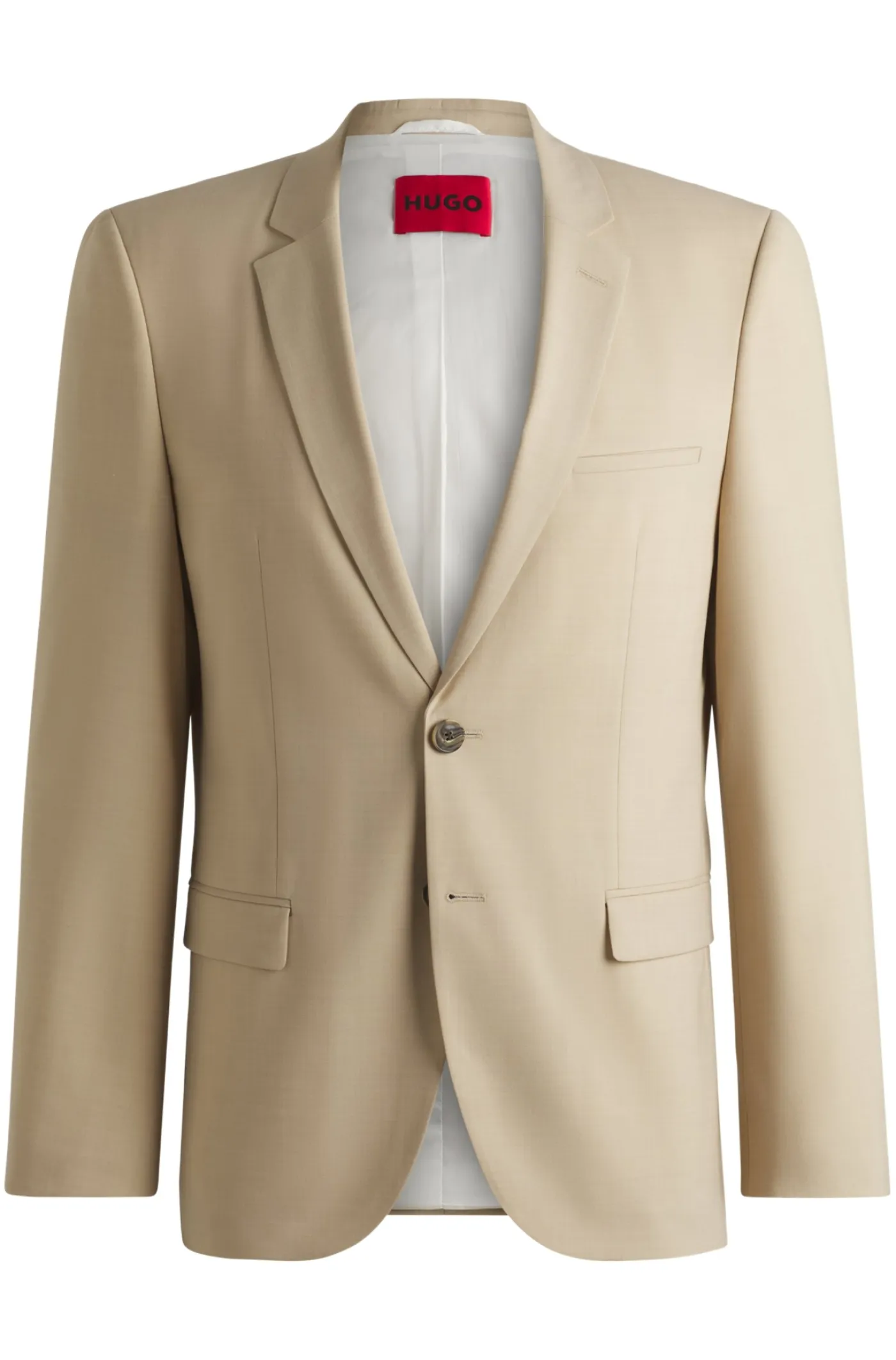 Extra schmal geschnittener Blazer aus Dobby in Mohair-Optik