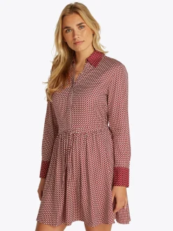 Fit-and-Flare-Minikleid mit Bindeband