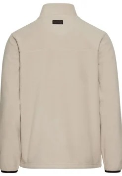 Fleecejacke mit Stehkragen
