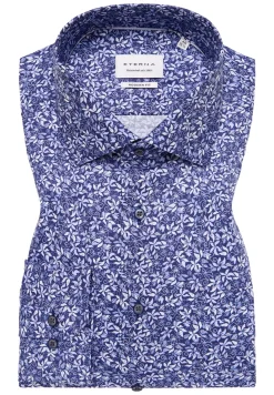 Florales Allover-Print Langarmhemd