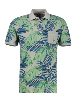 Florales Poloshirt