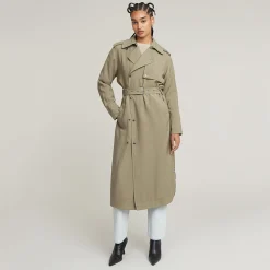 Fluid Trench Coat