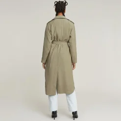 Fluid Trench Coat