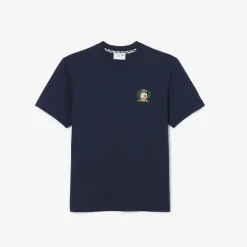 Französisches T-Shirt mit gesticktem Badge