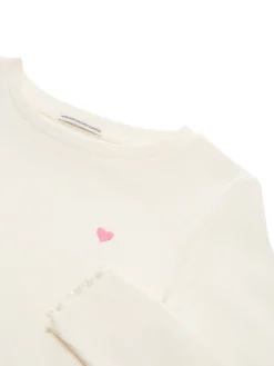 Geripptes Langarmshirt mit Bio-Baumwolle