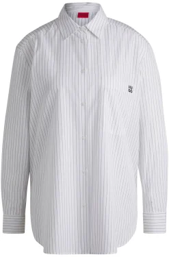 Gestreifte Oversized Bluse