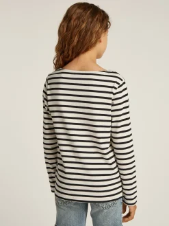 Gestreiftes Langarmshirt
