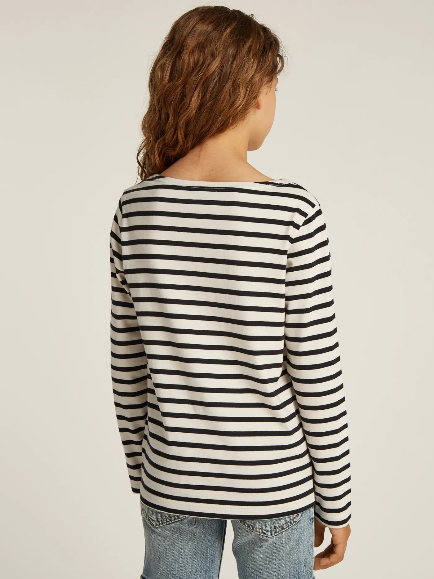 Gestreiftes Langarmshirt