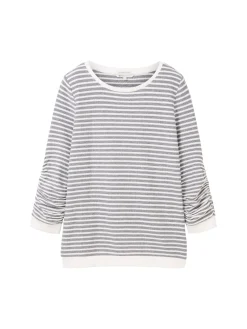 Gestreiftes Sweatshirt