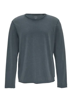 Gewaschenes Langarmshirt im Used-Look