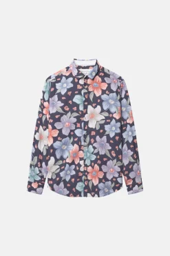 Hemd mit floralem Print