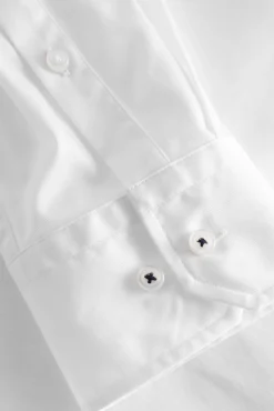 Hemd Pai aus Cotton-Stretch mit Haifischkragen