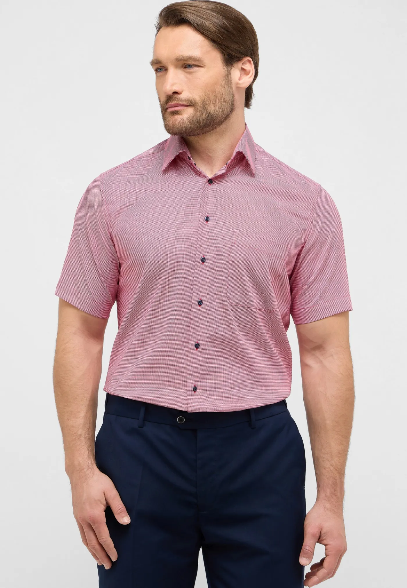 Hemd Twill Kurzarm