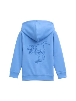 Hoodie Sweatjacke mit Print