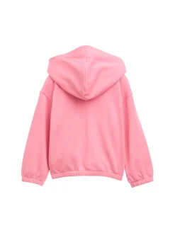 Hoodie Sweatjacke mit Stickerei