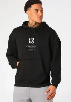 Hoodie aus Baumwoll-Mix mit floralem Flammen-Artwork