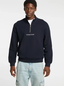 Hoodie Logo Halbreißverschluss