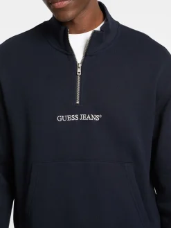 Hoodie Logo Halbreißverschluss