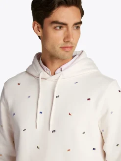 Hoodie mit Flag Allover Print