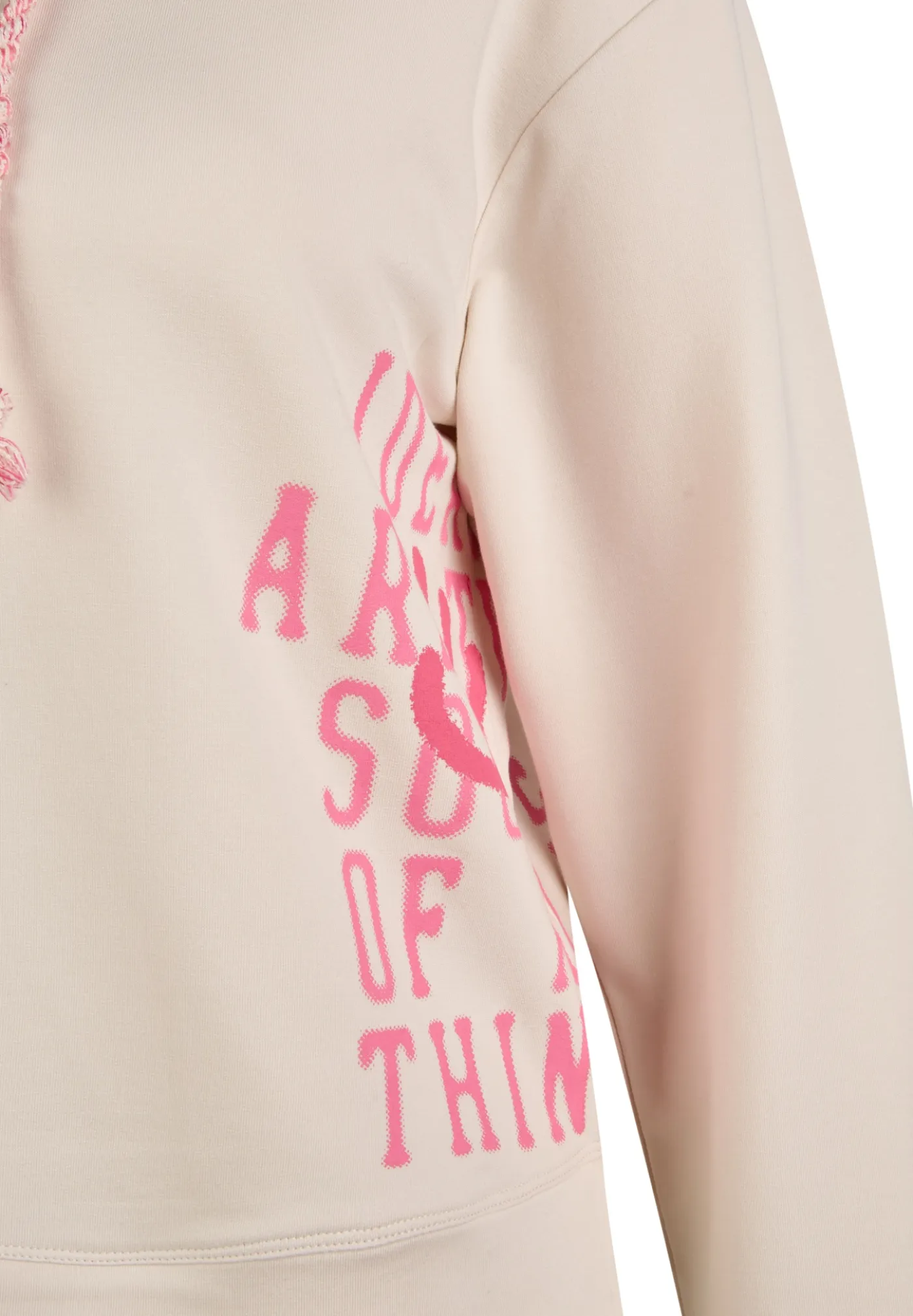 Hoodie mit stylischem Schriftzug und gemütlicher Kapuze