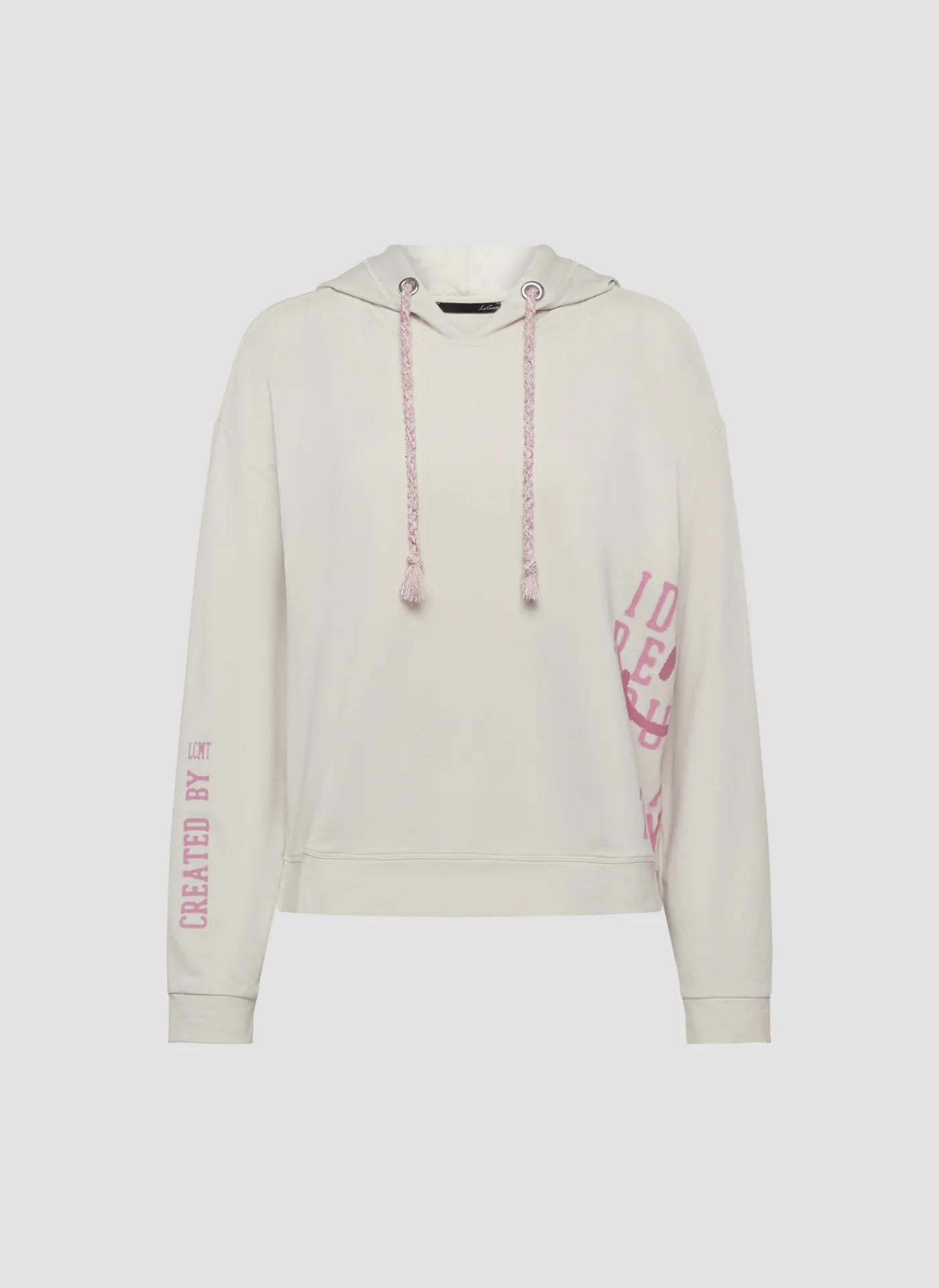 Hoodie mit stylischem Schriftzug und gemütlicher Kapuze